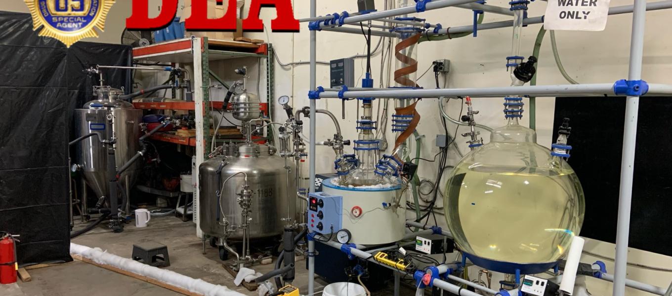 Large Hexane Hash Oil Extraction Lab Seized in El Cajon